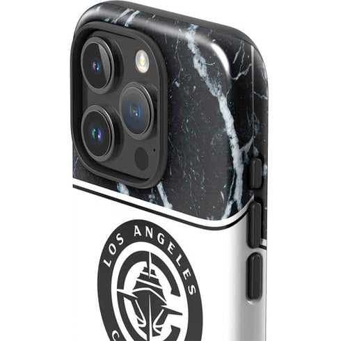 NBA LA Clippers Marble iPhone 16 Pro Max Impact Case